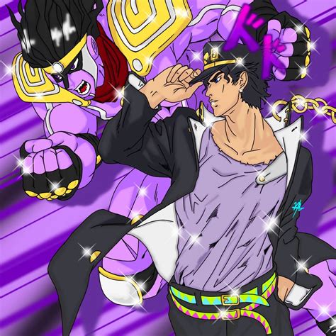 Jotaro and star platinum 👑King_Dork👑 - Illustrations ART street