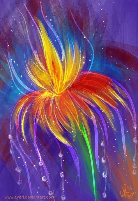 Rainbow Flower by Ayeri on DeviantArt | Trees to plant, Rainbow flowers, Flower drawing