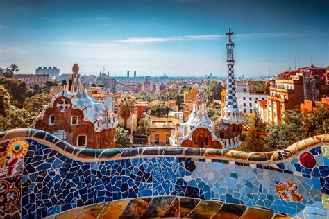 Park Guell in Barcelona | Stock image | Colourbox