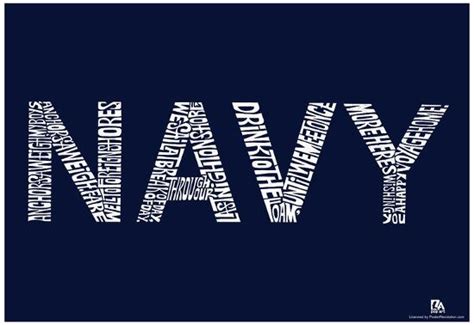 'Navy Anchors Aweigh Lyrics Poster' Photo | AllPosters.com