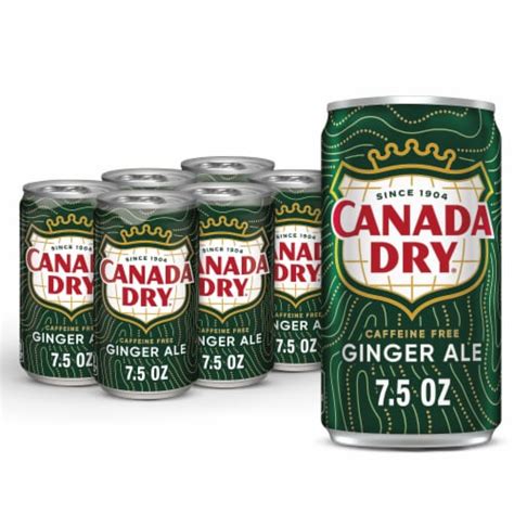 Canada Dry® Ginger Ale Mini Cans, 6 cans / 7.5 fl oz - King Soopers