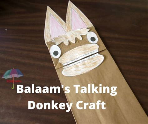 Balaam's Donkey Craft for Sunday School