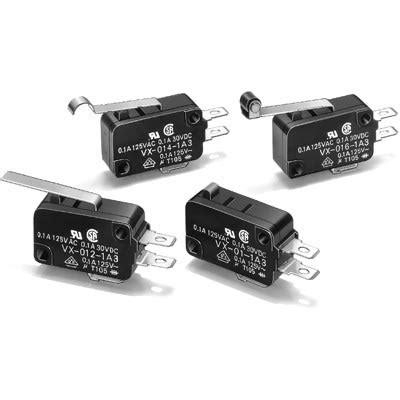 Omron Electronic Components - VX-53-1C23 - SWITCH, MINIATURE, SNAP ACTION, 5A, LONG HINGE LEVER ...