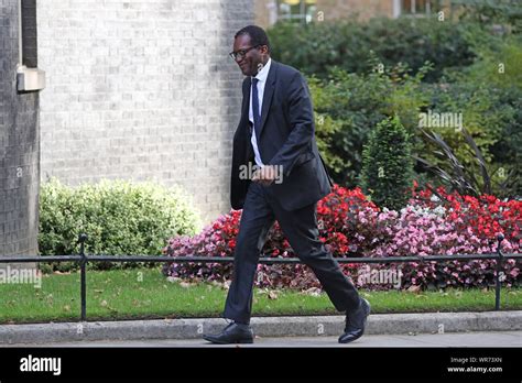 Business Secretary Kwasi Kwarteng arrives for a cabinet meeting at 10 Downing Street, London ...