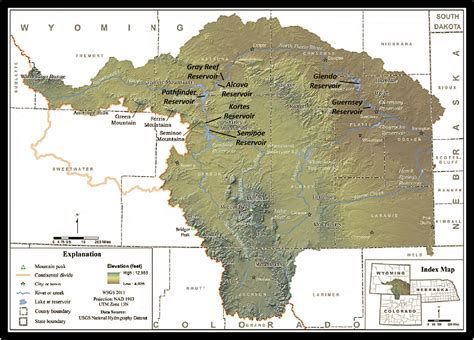 North Platte River Map