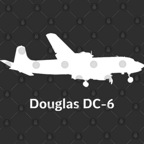 Ww2 Douglas Dc-6 Plane Dc 6 Airplane Dc 6 Aircraft Dc6 Baby Blankets ...