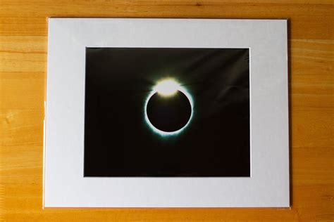 Total Solar Eclipse Diamond Ring 2017 8x10 Photo Print in 11x14 Matte ...