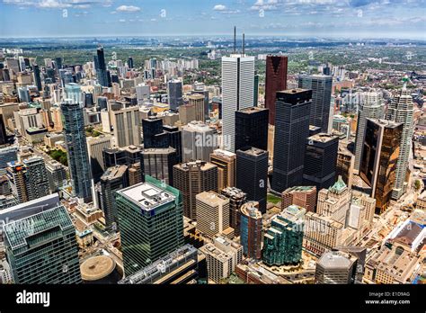 Aerial view of the Toronto skyline Stock Photo - Alamy