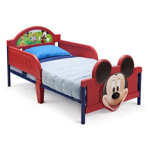 Delta Children Disney Mickey Mouse 3D Convertible Toddler Bed & Reviews | Wayfair