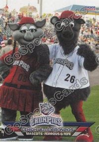 2011 Lehigh Valley IronPigs Ferrous Fefe Mascots – Go Sports Cards