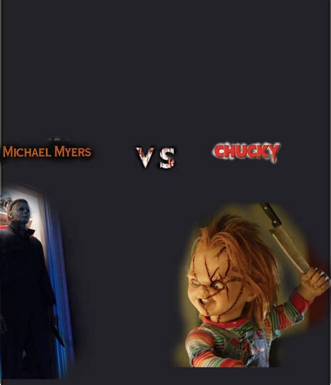 Michael Myers vs Chucky by 91w on DeviantArt