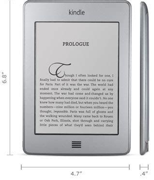 Kindle Touch features and specs - TEST and REVIEW