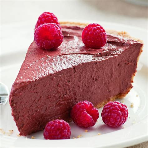 Chocolate Raspberry Tofu Pie