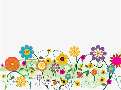 Decorative Flowers Vector Vector Art & Graphics | freevector.com