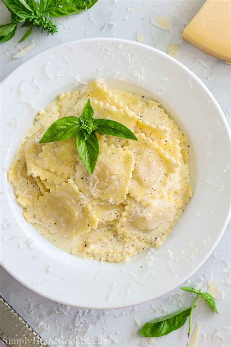 Easy Four Cheese Ravioli (15-Minute Meal) - Simply Home Cooked