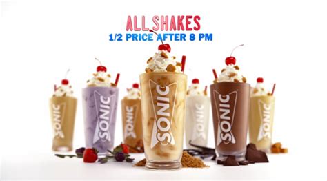 Sonic Drive-In: 1/2 Price Ice Cream Shakes After 8PM (Valid Now AND All Summer Long!)