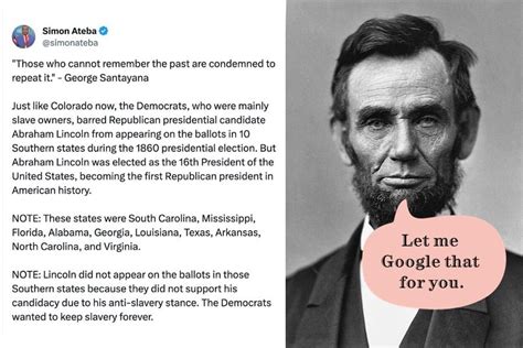 Lincoln wasn't 'barred from the ballot' by the South in 1860 - Upworthy