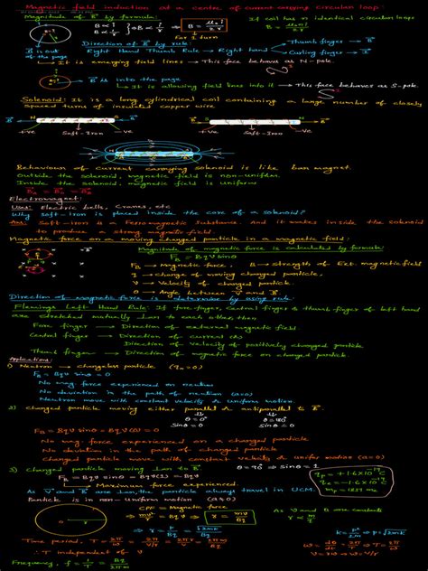 Magnetic Effects of Current-2 | PDF