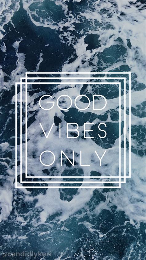 Good Vibes Only ocean waves wallpaper you can download for free on the blog! For any device ...