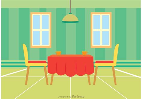 Interior Of Restaurant Vector 87075 Vector Art at Vecteezy