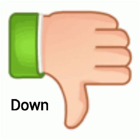 Thumb Down Emoji GIF - ThumbDown Emoji DoNotLike - Discover & Share GIFs