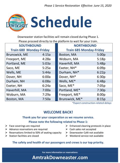 Printable Amtrak Schedule - Printable Schedule