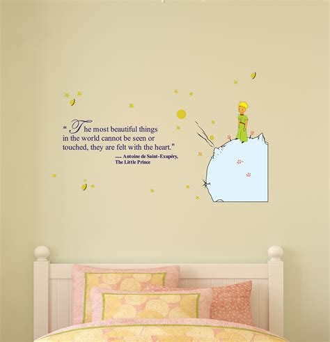 The Little Prince Wall Decal Quote Kids Vinyl Design For Home | Etsy