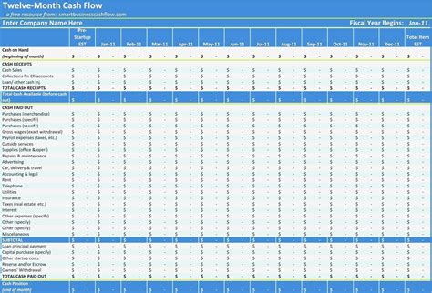 Unique Monthly Cash Flow Statement Template #xls #xlsformat #xlstemplates #xlstemplate Check ...