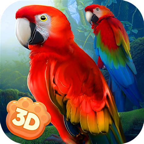 Macaw Parrot Simulator 3D: Clan of Birds Evolution | Animal Wildlife Survival Game - App on ...