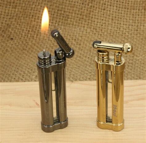 Aliexpress.com : Buy Hot Sale! Novelty Lighter Flame Windproof Cigarette Lighter Kerosene ...