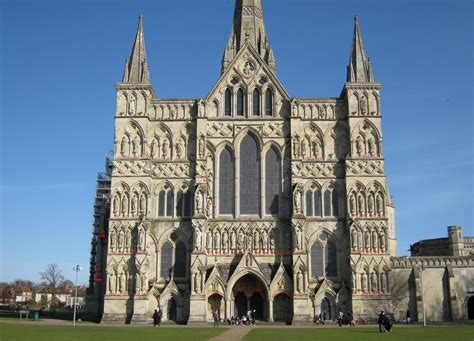 Salisbury Cathedral. I chose this specific image because it shows the ...