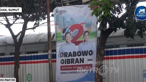 Pemasangan Baliho Prabowo-Gibran di Medan Diduga Melanggar Aturan