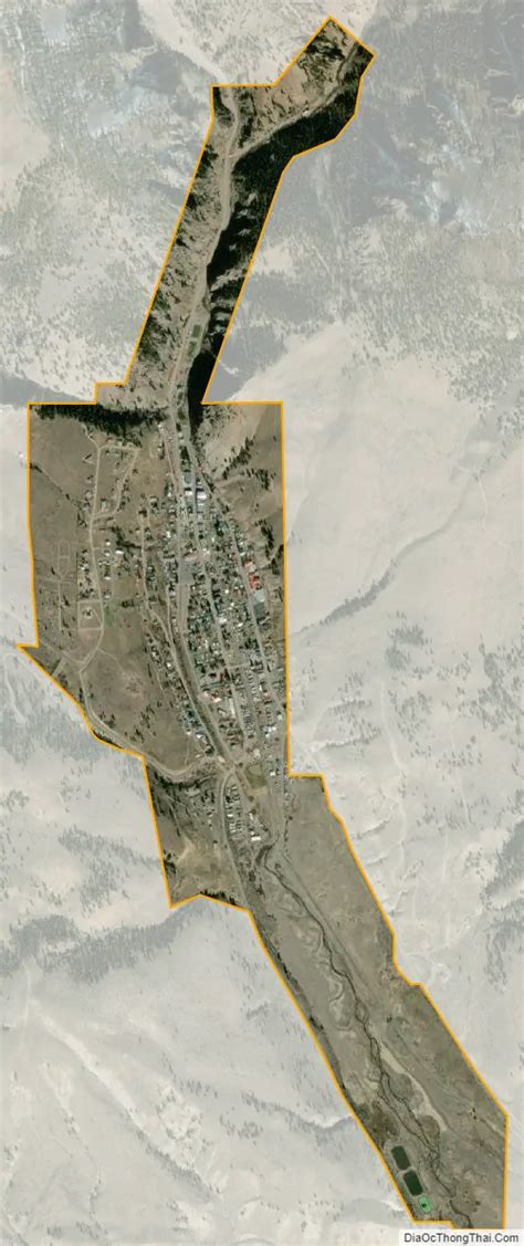 Map of City of Creede town - Thong Thai Real