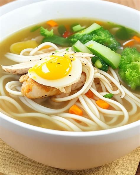 Premium AI Image | Delicious hot beef spicy soup with noodles and ...