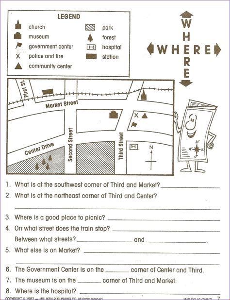 Reading And Understanding Maps Worksheet Worksheet : Resume Examples