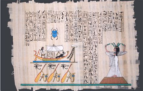 16 Meters Long Ancient Papyrus With Spells From The Book Of The Dead ...