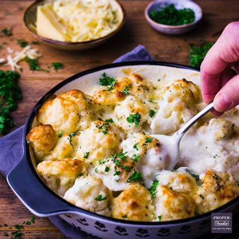 Cauliflower Cheese (with homemade cheese sauce) - ProperFoodie