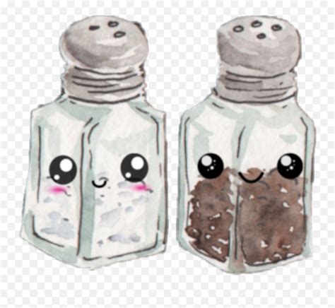 Salt And Peper - Sticker By Feli Salt Pepper Stickers Emoji,Salt Shaker Emoji - free transparent ...