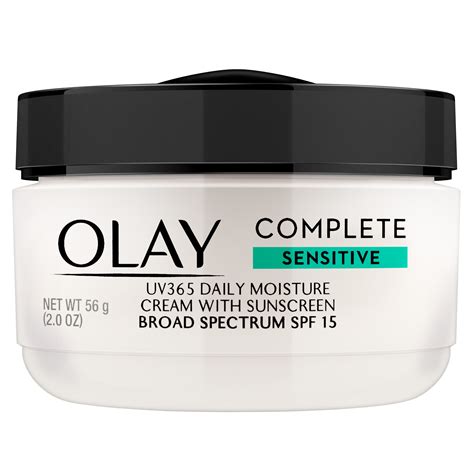 Olay Complete Cream Moisturizer with SPF 15 Sensitive Skin, 2.0 oz ...