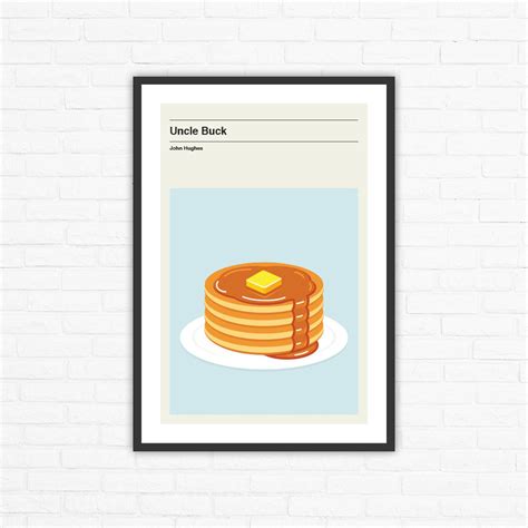 Uncle Buck Minimalist Mid Century Movie Poster John Hughes | Etsy