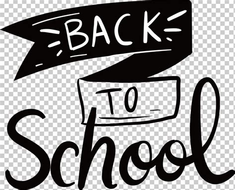 Back To School PNG, Clipart, Back To School, Black And White ...