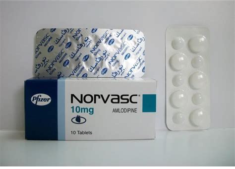 Norvasc 10 mg - 10 Tablets - Order Now | Vezeeta Pharmacy