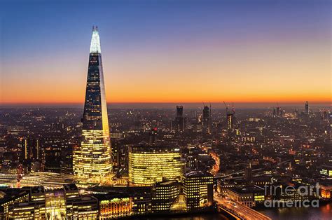 The Shard at night, London Photograph by Neale And Judith Clark - Fine ...