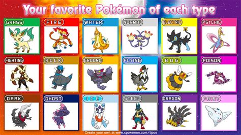 Favorite Sinnoh Pokemon of each type by Fullmoonrose7 on DeviantArt