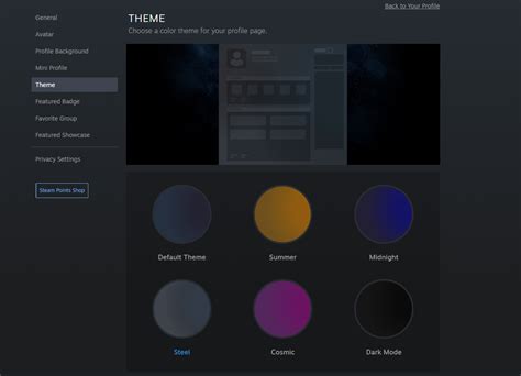 You can customize your Steam Profile THEME, which is cool : r/Steam