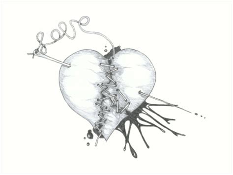 "Love & Pain" Art Print by JBemiller | Redbubble