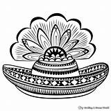 Sombrero Coloring Pages  Free & Printable sketch template