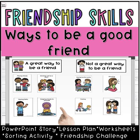 Preschool Activities about Friendship: Ways to Be a Good Friend