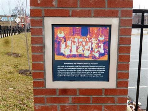 Mother Lange and the Oblate Sisters of Providence Historical Marker