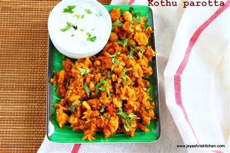 Veg kothu parotta - Jeyashri's Kitchen